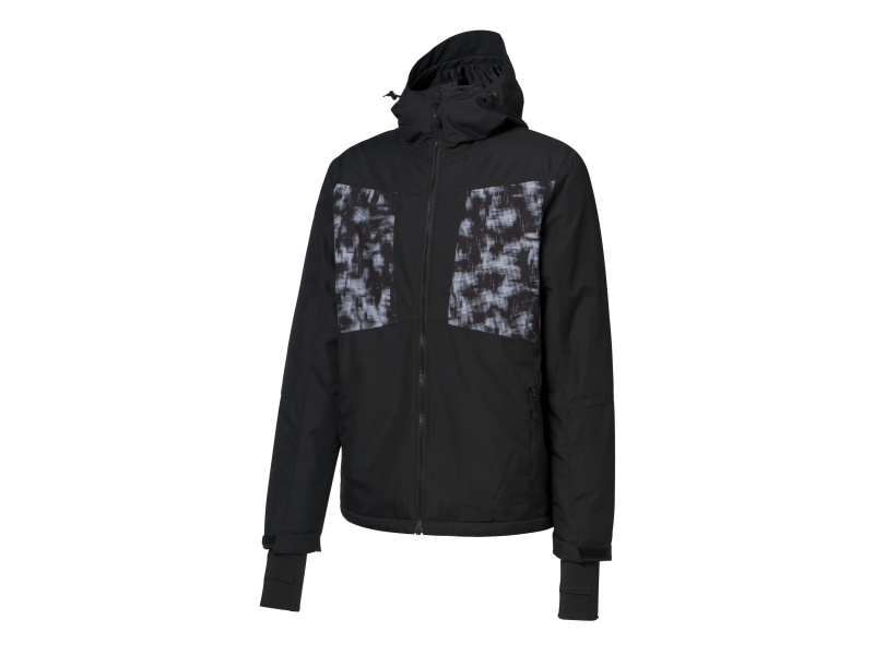 Crivit Pánská lyžařská bunda (černá/šedá, XL (56/58))