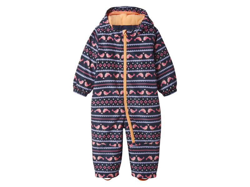lupilu® Dívčí zimní overal (navy modrá / růžová, 86)