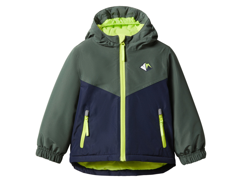 lupilu® Chlapecká lyžařská bunda (zelená / navy modrá / limetková, 110/116)