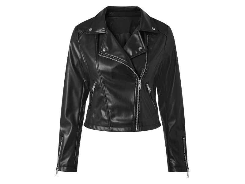 esmara® Dámská bunda "Biker" / Dámský bomber (černá, 38)