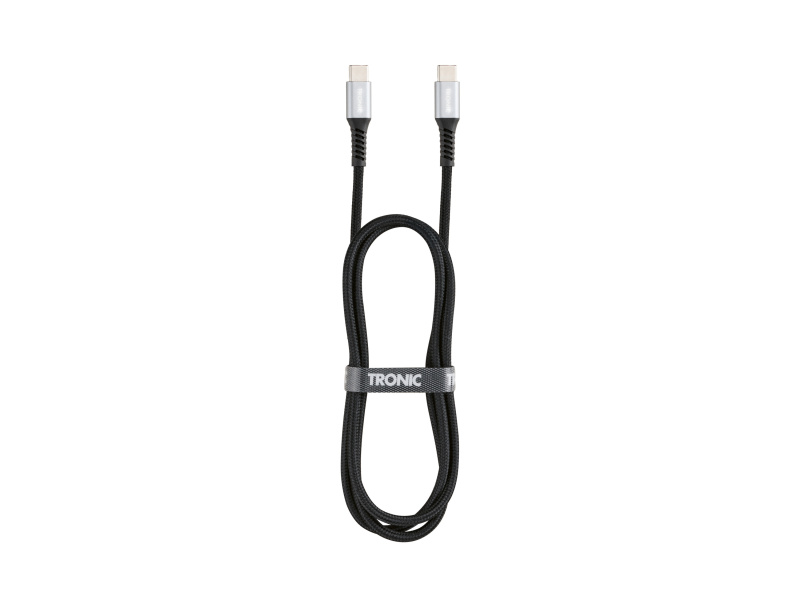 Tronic® Nabíjecí a datový kabel, 480 Mbps, 1 m (Usb-C na USB-C/černá)