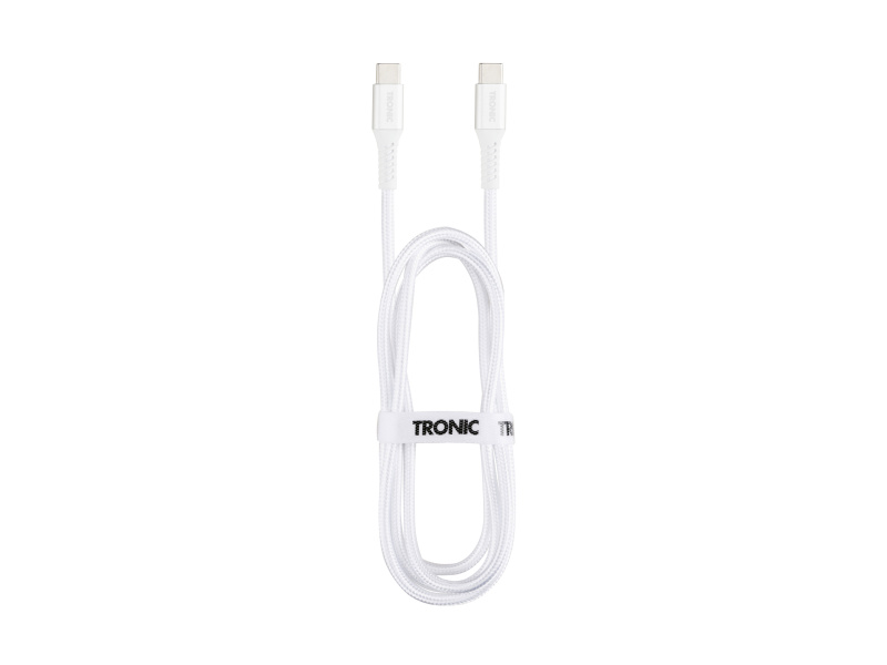 Tronic® Nabíjecí a datový kabel, 480 Mbps, 1 m (Usb-C na USB-C/bílá)