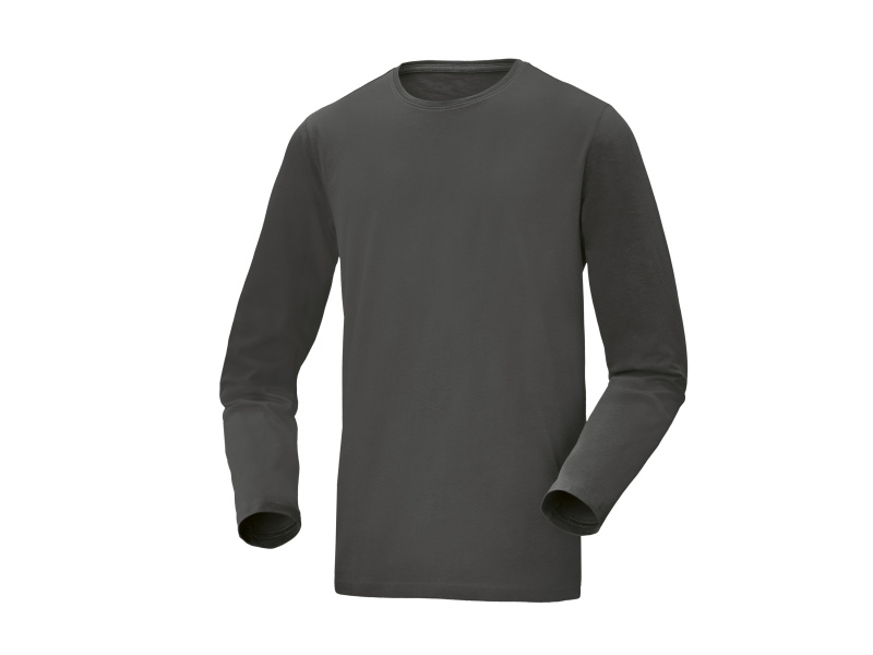 Parkside® Pánské triko s dlouhými rukávy (tmavě šedá, S (44/46))