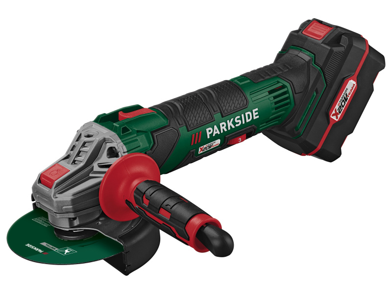 Parkside® Aku úhlová bruska Pwsa 20-Li D4, 4 Ah