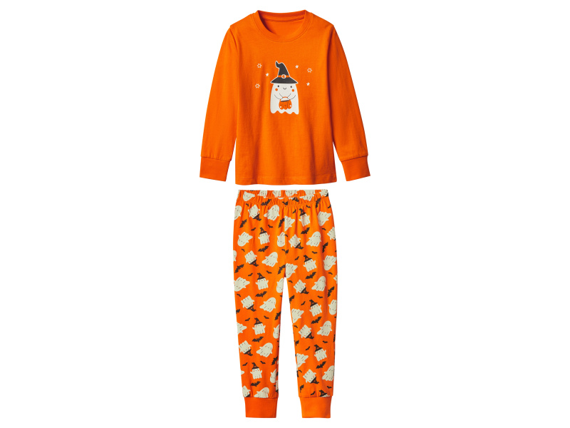 lupilu® Dívčí pyžamo na Halloween (oranžová, 98/104)