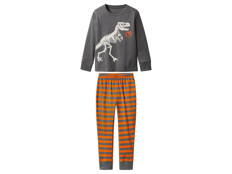 lupilu® Chlapecké pyžamo (šedá/oranžová, 122/128)