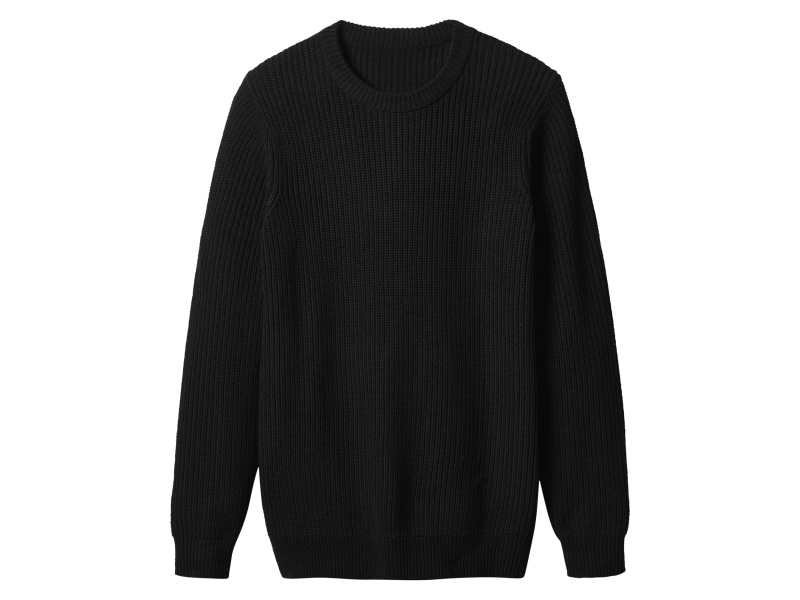 esmara Men Pánský pletený svetr (černá, XXL (60/62))
