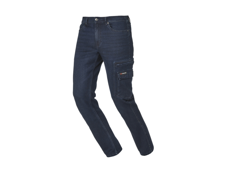 Parkside® Pánské džínové pracovní kalhoty (navy modrá, 52)
