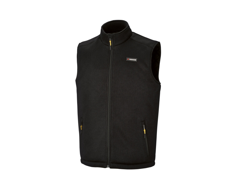 Parkside® Pánská vesta z pleteného fleecu (černá, M (48/50))