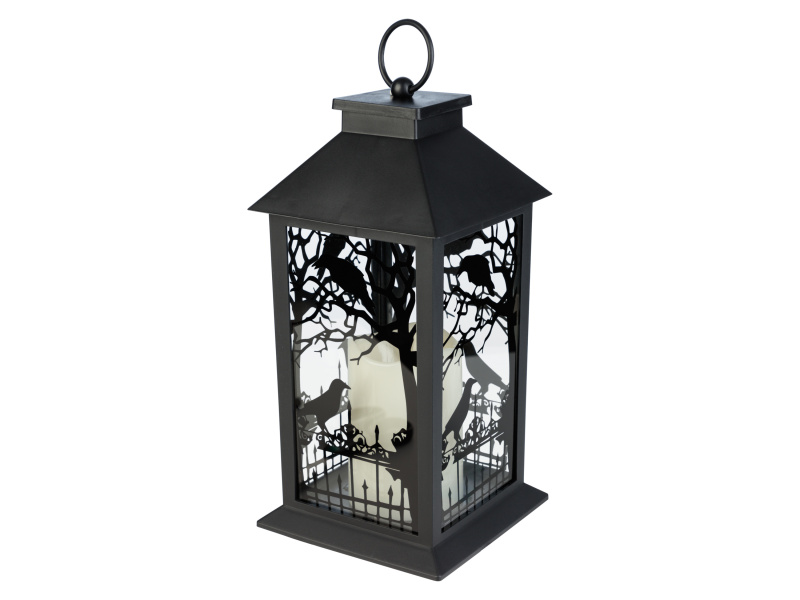 Livarno home Halloweenská LED lucerna (hranatá/bílá)