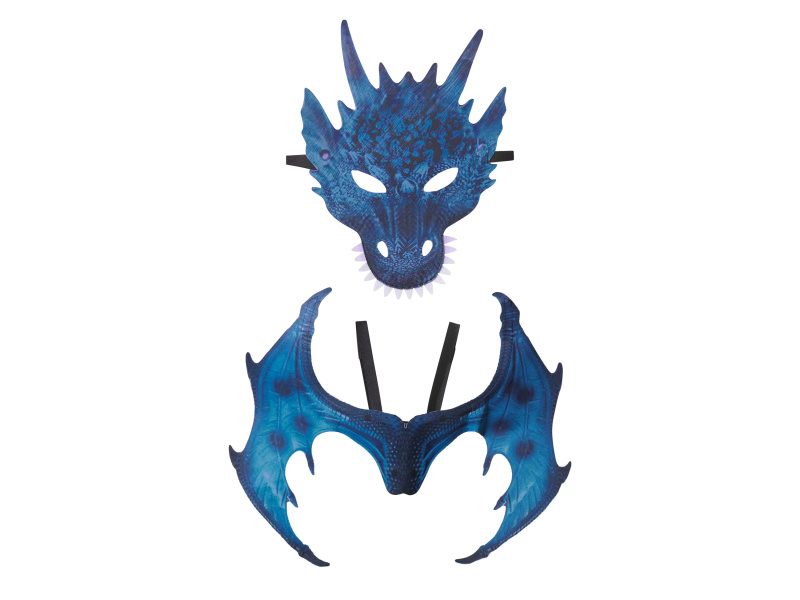 Dětský kostým na Halloween (drak, One Size (98-128))