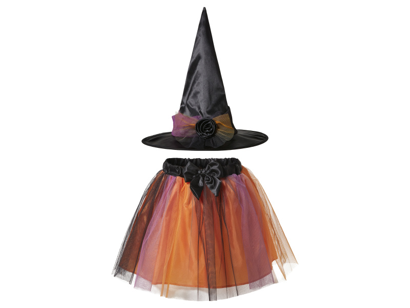 Dětský kostým na Halloween (čarodějnice, 116/128)