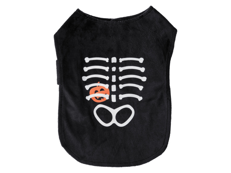 Halloweenský kostým pro psy (kostra, L (50))