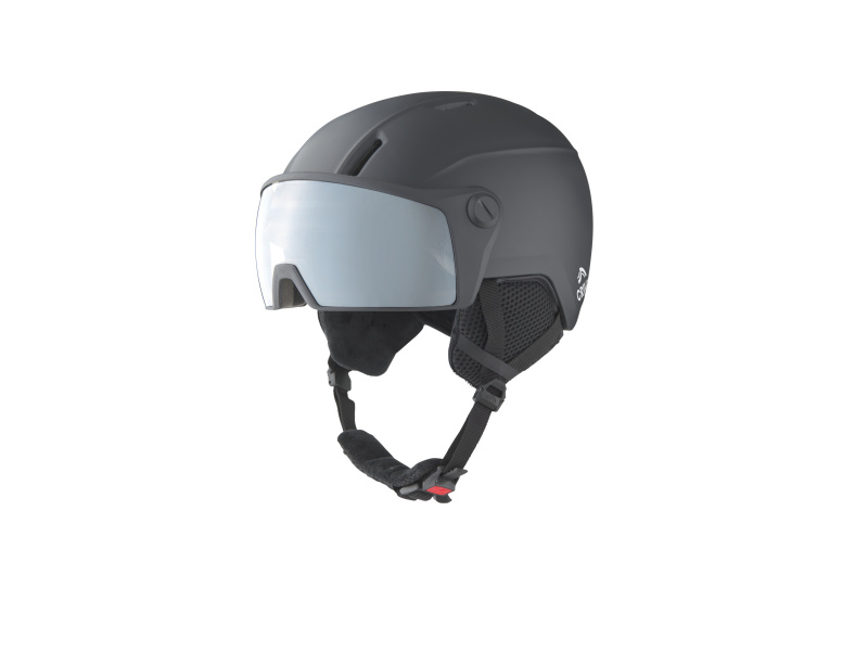 Crivit Dětská lyžařská a snowboardová helma (černá)