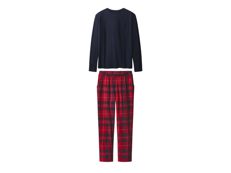 esmara® Dámské pyžamo (navy modrá / červená, S(36/38))