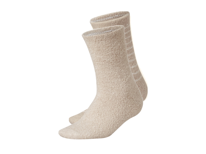 esmara® Dámské hebké ponožky, 2 páry (béžová, 39/42)