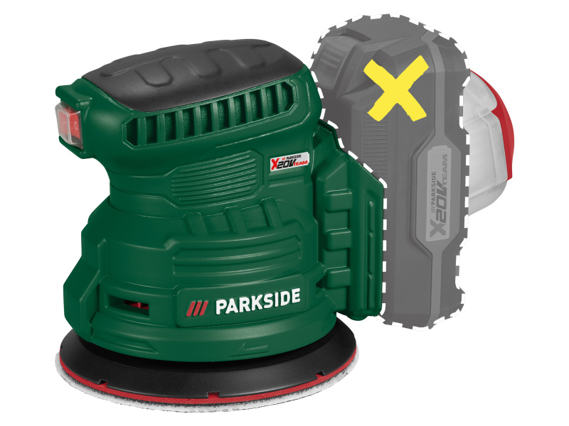 Parkside® Aku excentrická bruska Paexsg 20-Li B1 / Aku multibruska Pamsg 20-Li B1 – bez akumulátoru a nabíječky (aku excentrická bruska 20 V)