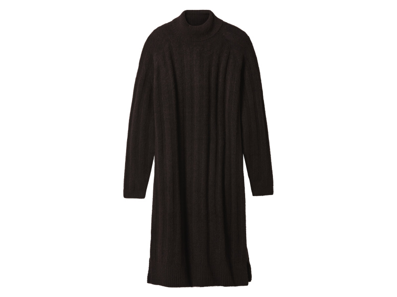 esmara® Dámské pletené šaty (hnědá, S (36/38))