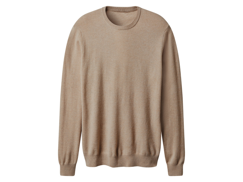 esmara Men Pánský svetr s kašmírem, hedvábím a merino vlnou (béžová, XL (56/58))