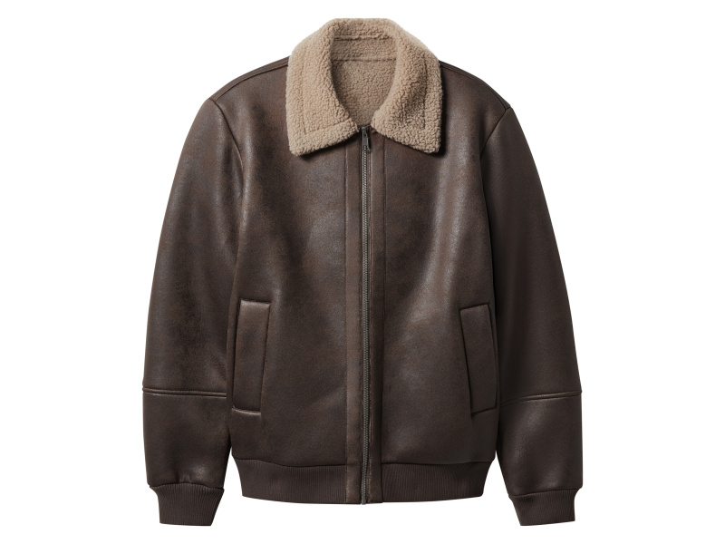 esmara Men Pánská bunda „Biker" (hnědá, XXL (60/62))