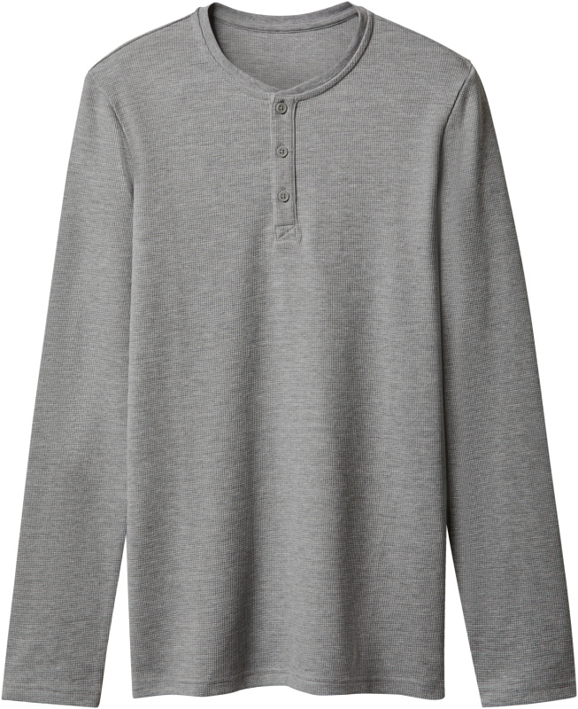 esmara Men Pánské triko s dlouhými rukávy (šedá, XL (56/58))