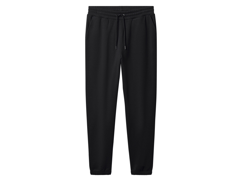 esmara Men Pánské tepláky s BIO bavlnou (černá, XL (56/58))