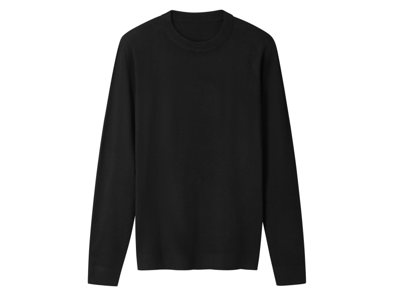 esmara Men Pánský pletený svetr (černá, L (52/54))