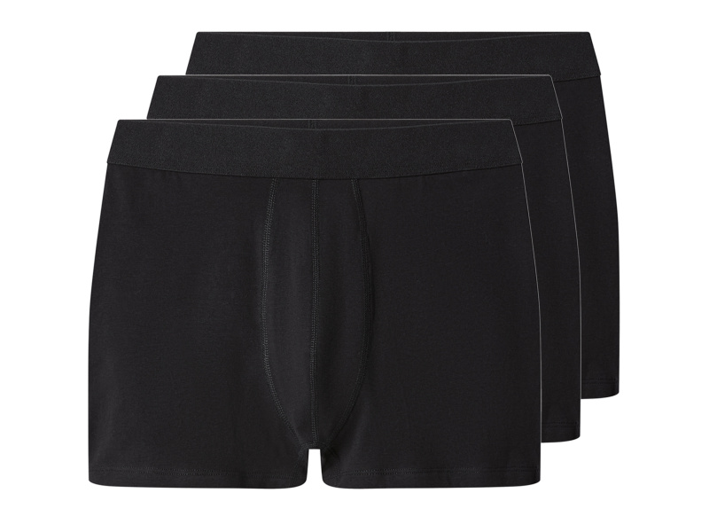 esmara Men Pánské boxerky, 3 kusy (černá, 5/M)