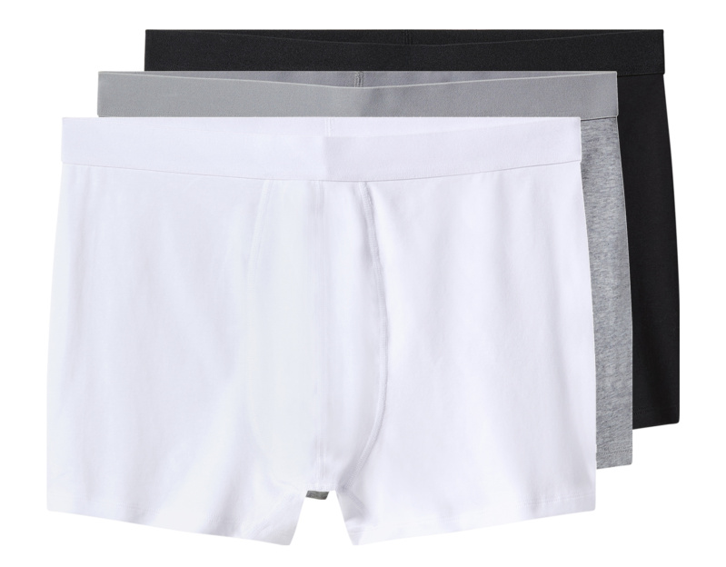 esmara Men Pánské boxerky, 3 kusy (černá/šedá/bílá, 10/4Xl)