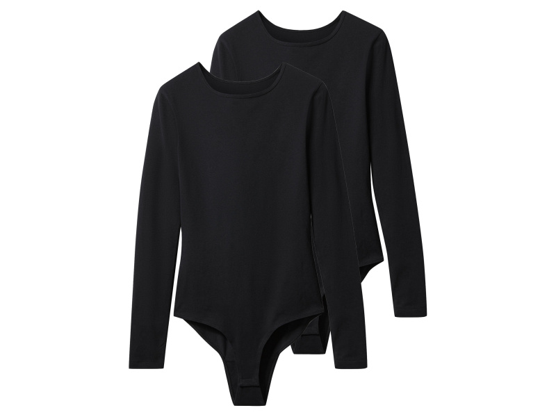 esmara® Dámské body, 2 kusy (černá, M (40/42))