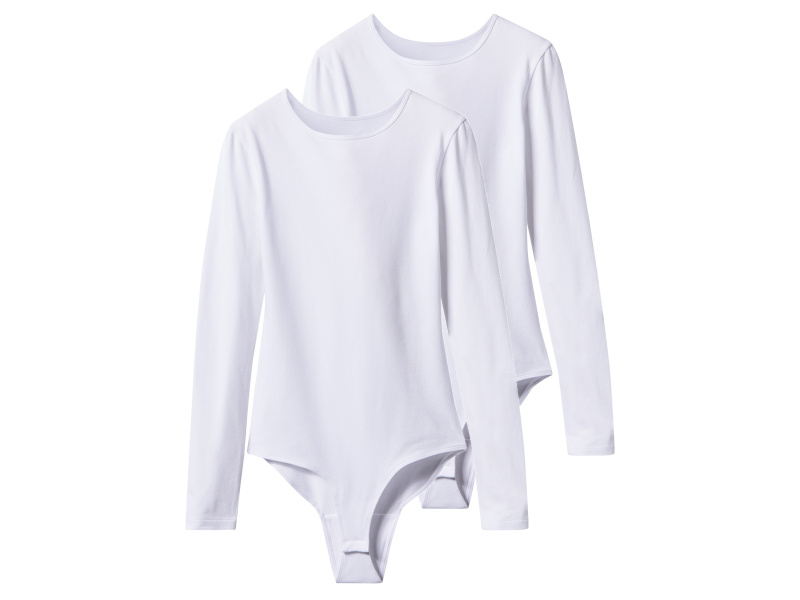 esmara® Dámské body, 2 kusy (bílá, M (40/42))