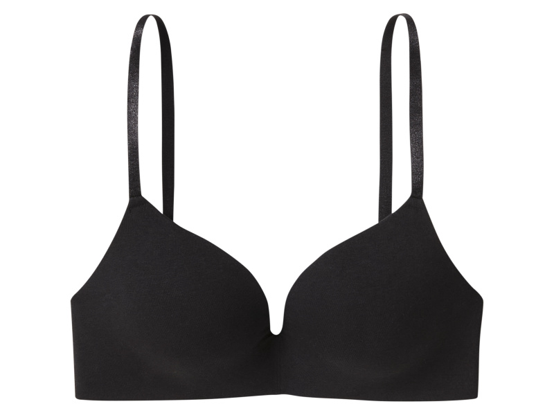 esmara® Dámská podprsenka s BIO bavlnou (černá, 75B)