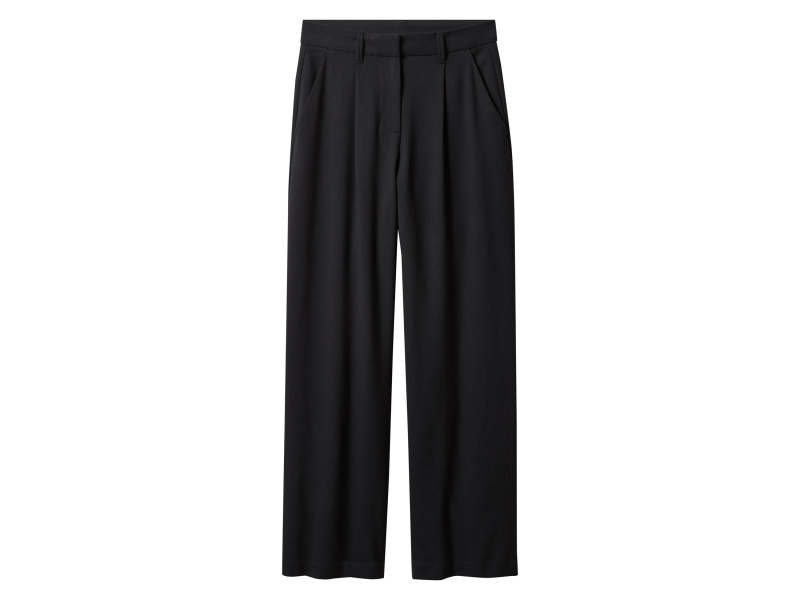 esmara® Dámské kalhoty / palazzo kalhoty (černá, 40)