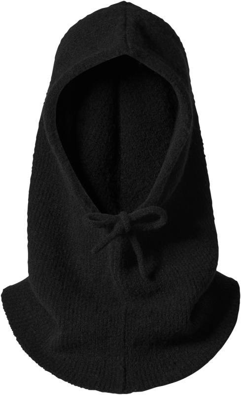 esmara® Dámský pletený nákrčník s kapucí (černá)