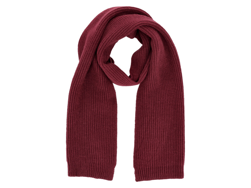esmara® Dámská / Pánská čelenka / čepice / rukavice / šála (dutá šála, červená, one size)