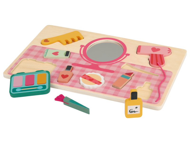 lupilu® Dřevěné puzzle (Make-up sada)