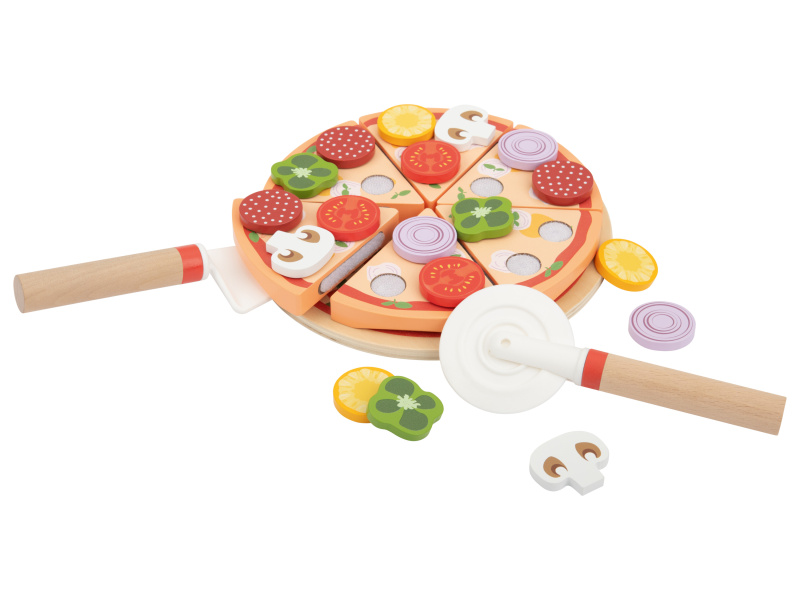 lupilu® Sada dřevěných potravin (pizza)