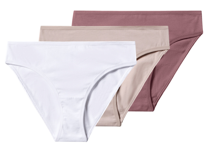 esmara® Dámské kalhotky, 3 kusy (růžová/bílá, S (36/38))