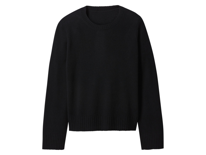 esmara® Dámský kašmírový svetr (černá, L(44/46))