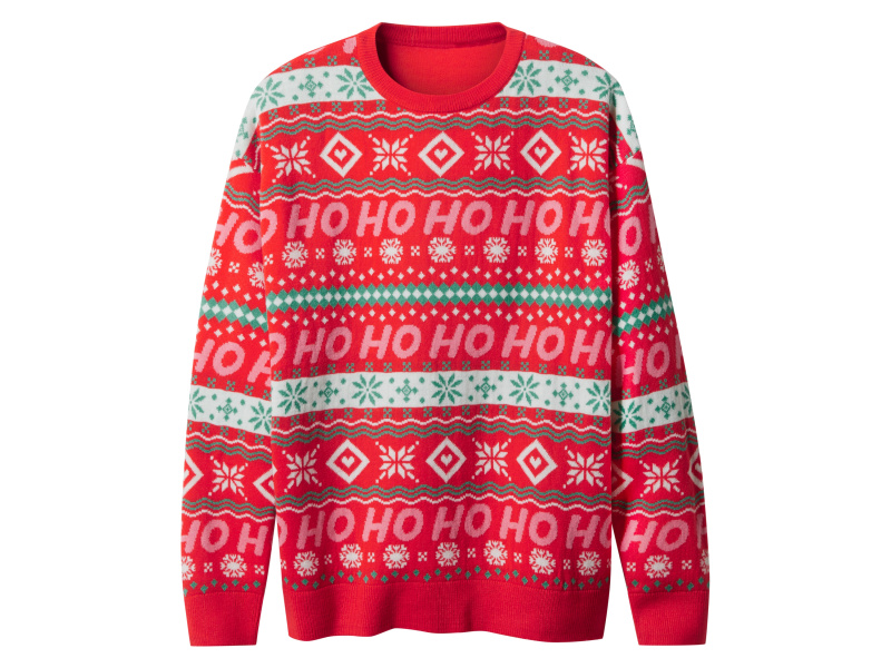 esmara® Dámský vánoční svetr (červená, Xl(48/50))