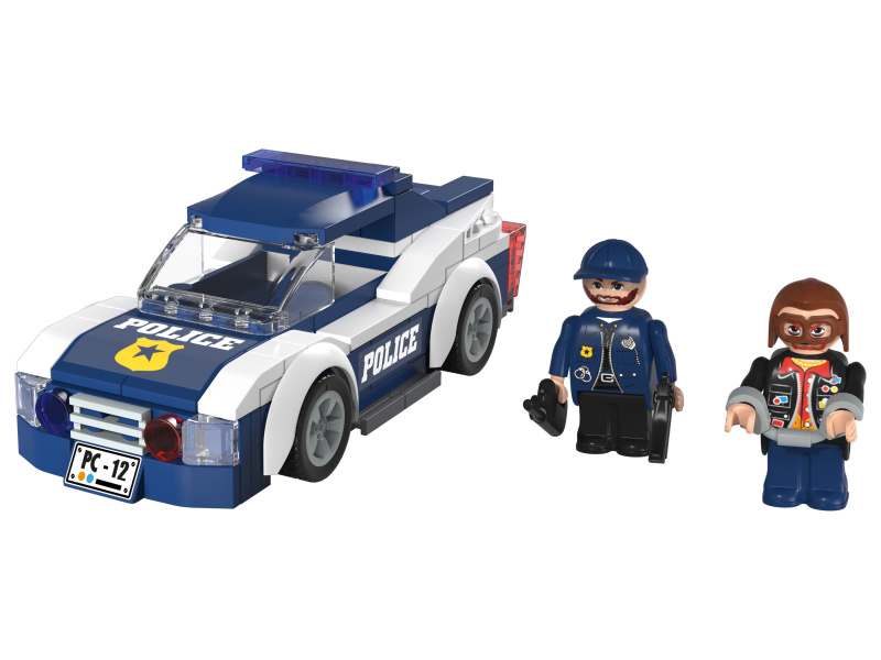 lupilu® Clippys Stavebnice S (policejní auto)