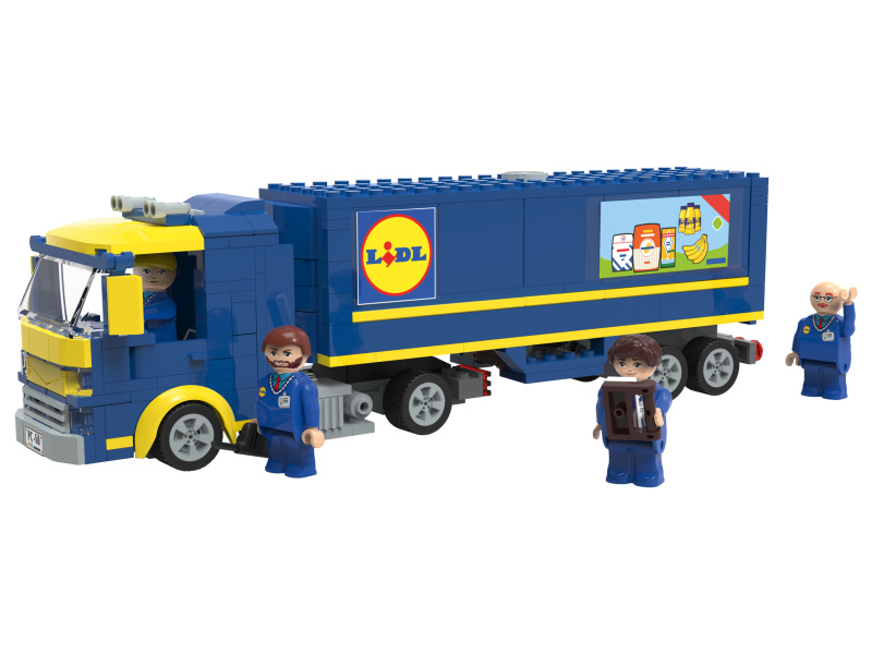 lupilu® Clippys Stavebnice M (nákladní auto Lidl)