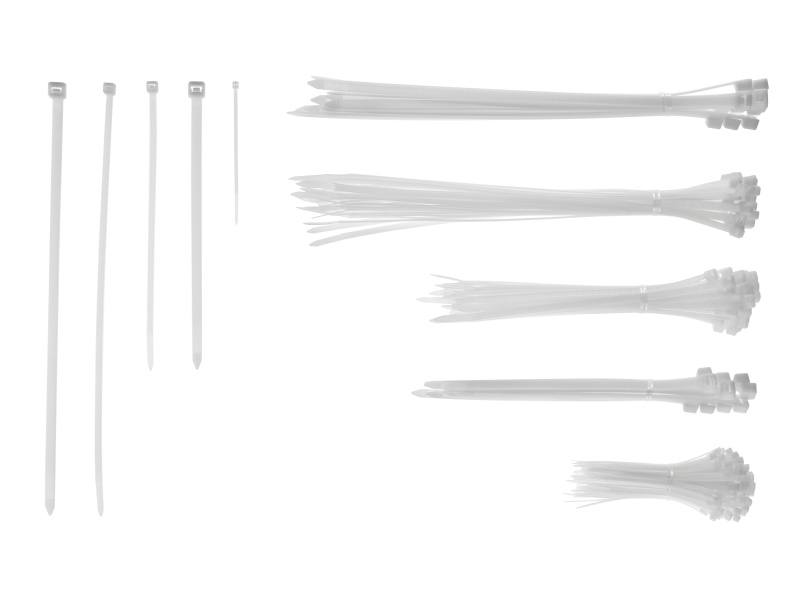 Parkside® Sada vázacích pásků na kabely, 251dílná (bílá)