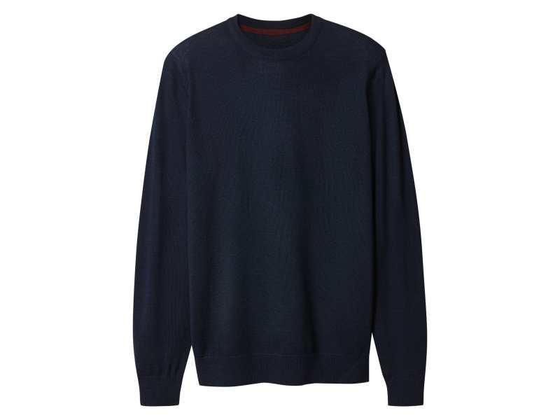 esmara Men Pánský svetr s příměsí merino vlny (navy modrá, XL (56/58))