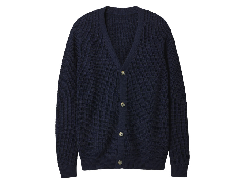 esmara Men Pánský kardigan (modrá, XL (56/58))