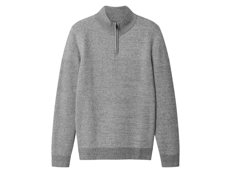 esmara Men Pánský pletený svetr (šedá, XL (56/58))