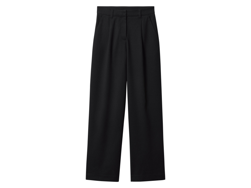 esmara® Dámské kalhoty "Wide Leg" (černá, 44)
