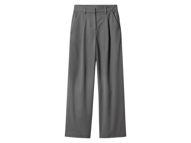 esmara® Dámské kalhoty "Wide Leg" (šedá, 44)