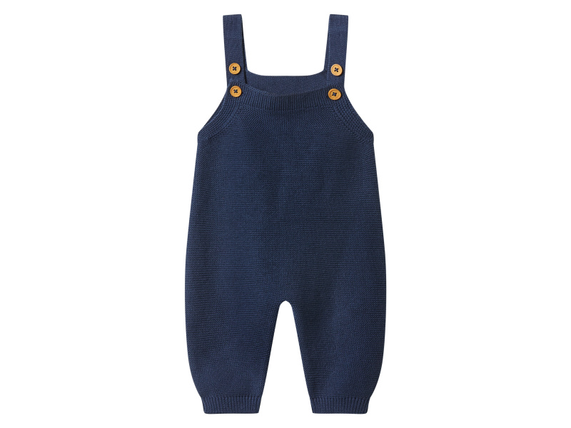 lupilu® Chlapecké pletené laclové kalhoty s BIO bavlnou (navy modrá, 62/68)