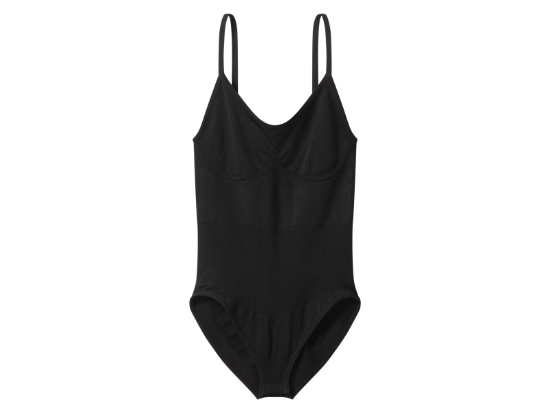 esmara® Dámské bezešvé tvarující body (černá, Xl(48/50))